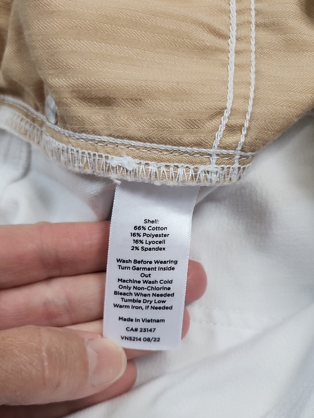 Talbots White Jean Shorts - Picture 4 of 5